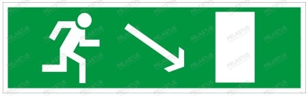 Пиктограмма "Указатель движения к выходу PL Р31"