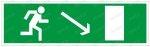 Пиктограмма "Указатель движения к выходу PL Р31"