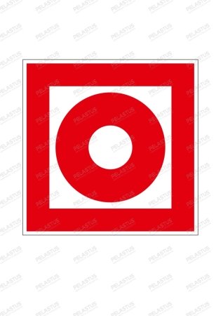 Пиктограмма указатель «Кнопка включения  систем пожарной автоматики» PL P16