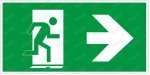 Пиктограмма "Указатель движения к выходу РL P23"