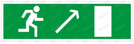 Пиктограмма "Указатель движения к выходу PL Р30"