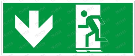 Пиктограмма "Указатель движения к выходу PL Р27"