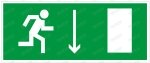 Пиктограмма "Указатель движения к выходу PL Р34"