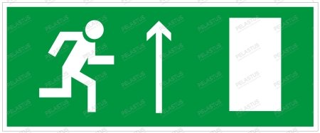 Пиктограмма "Указатель движения к выходу PL Р53"